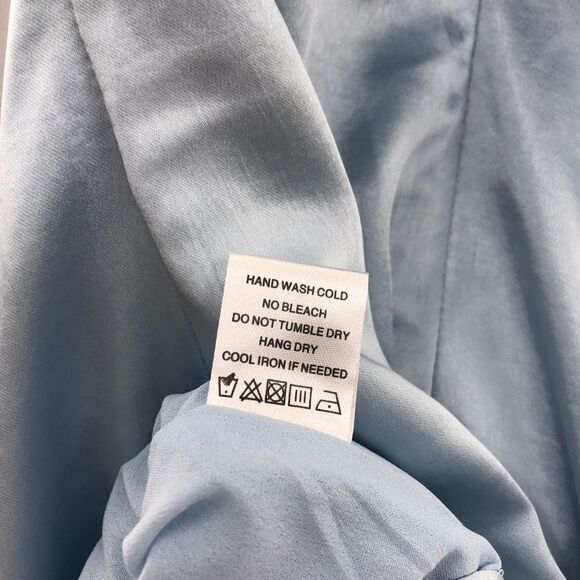 superdown‎ Billie Drape Midi Dress in Dusty Blue XXS - Picture 9 of 11